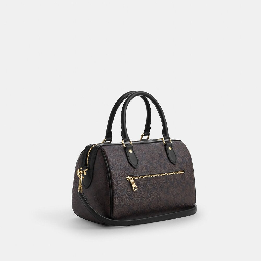 Rowan Satchel Bag In Signature Canvas - image 3